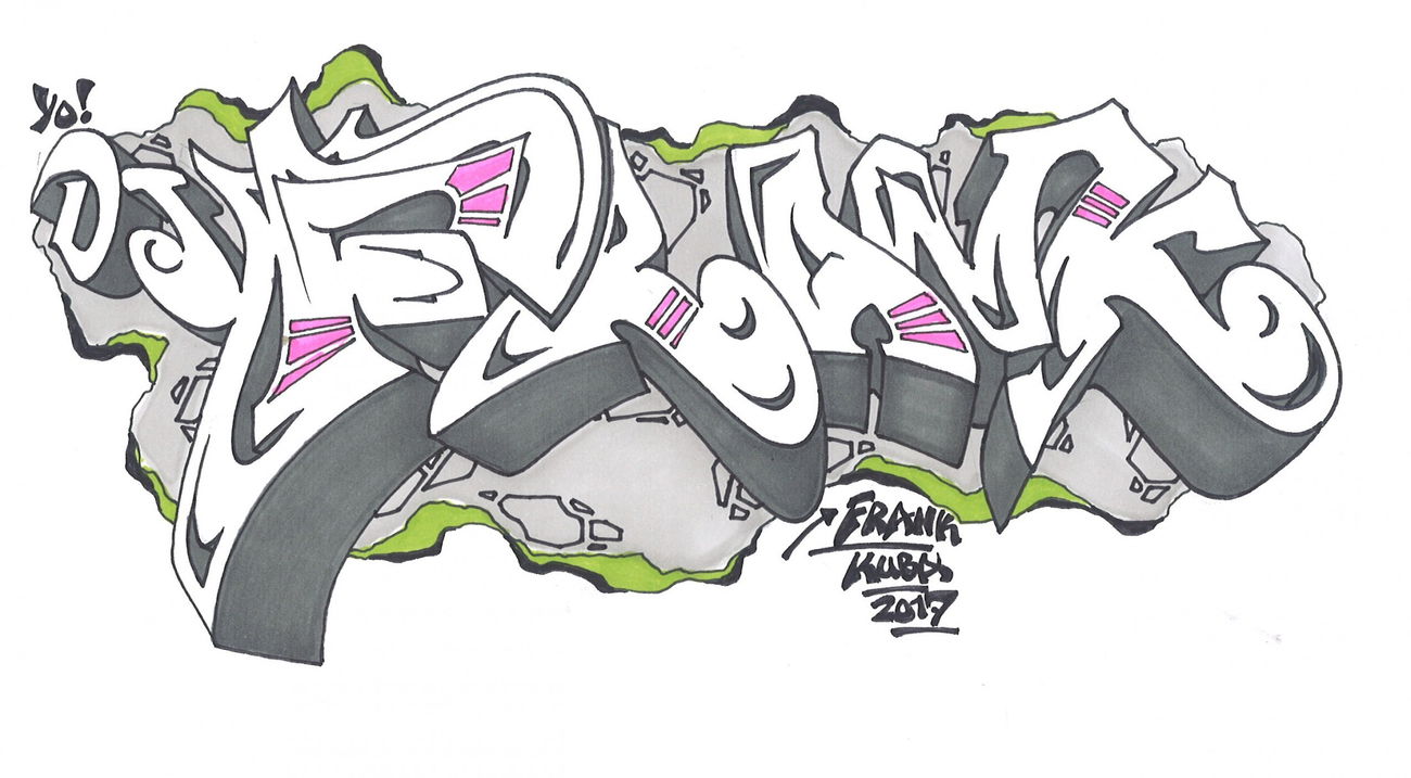 Graffiti Sketch - Photo by KUBA182 (2017)