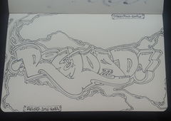 Graffiti Sketch - Photo by KUBA182 - kuba, reload, pad (2016)