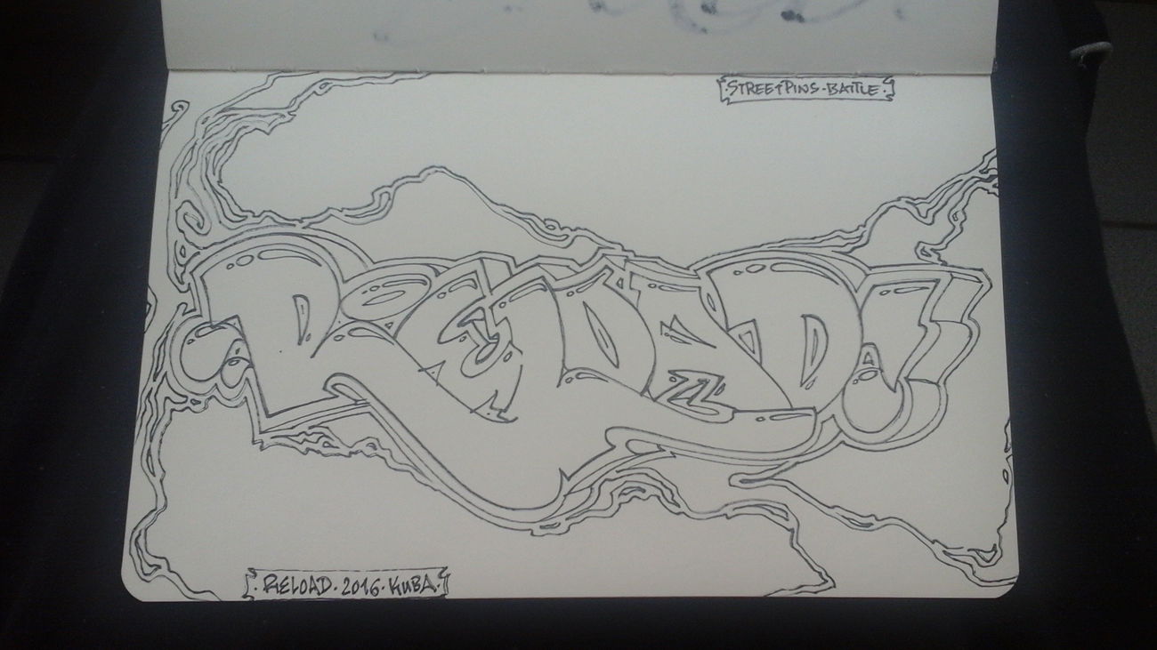 Graffiti Sketch - Photo by KUBA182 - kuba, reload, pad (2016)