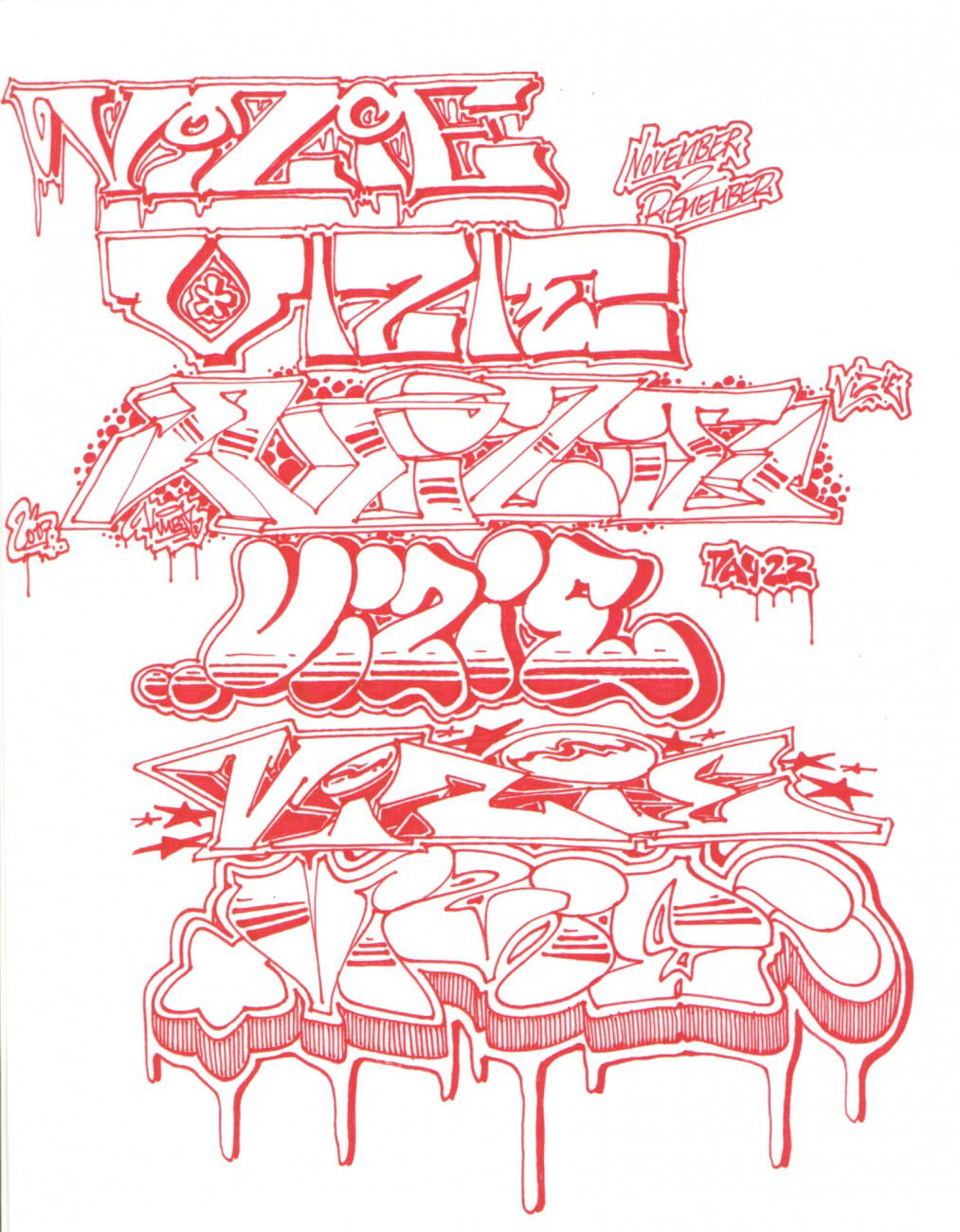 Graffiti Sketch - Photo by KUBA182 - kuba182 (2017)