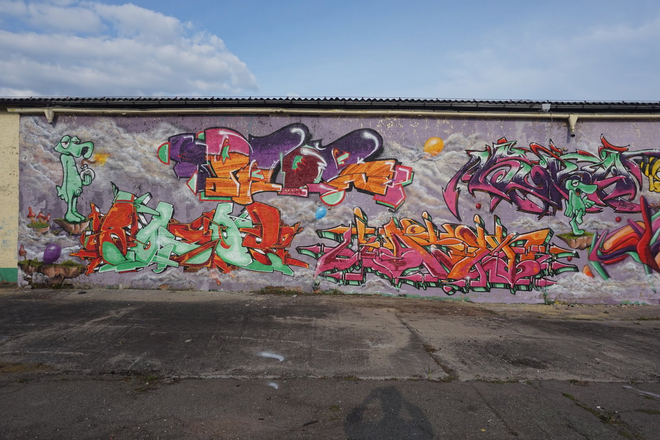 Graffiti Wall - Photo by KUBA182 - PAD, Dexer, Kuba (2016)