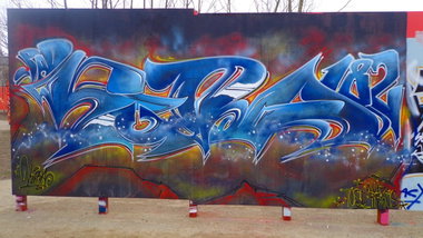 Graffiti Wall - Photo by KUBA182 - Kuba, PAD (2015)