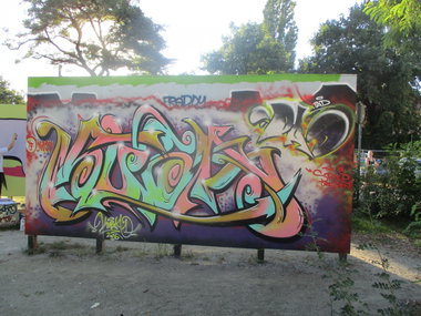 Graffiti Wall - Photo by KUBA182 - kuba, pad, Dresden (2016)