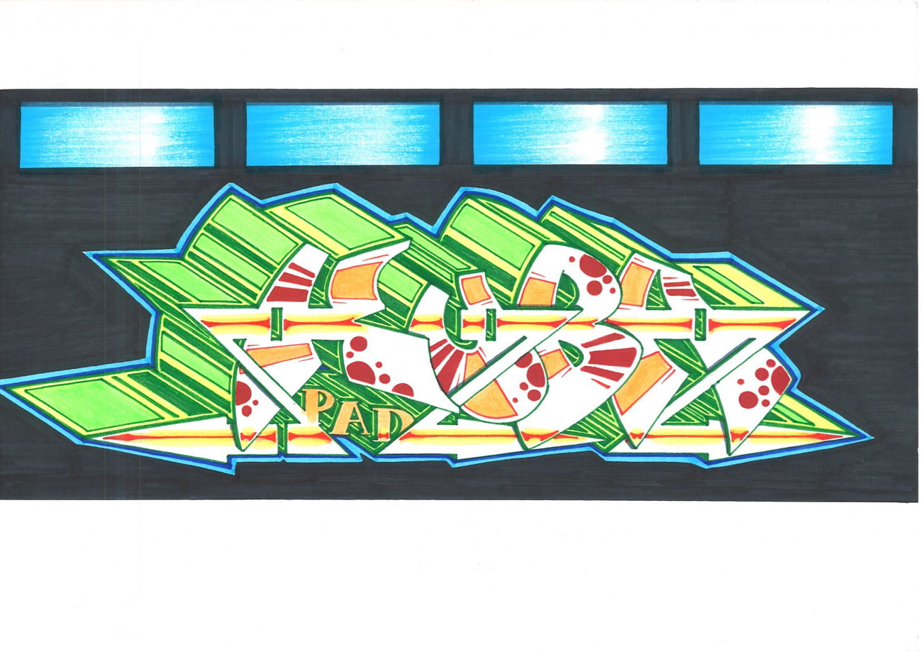 Graffiti Sketch - Photo by KUBA182 - kuba, pad, paintalldays (2018)