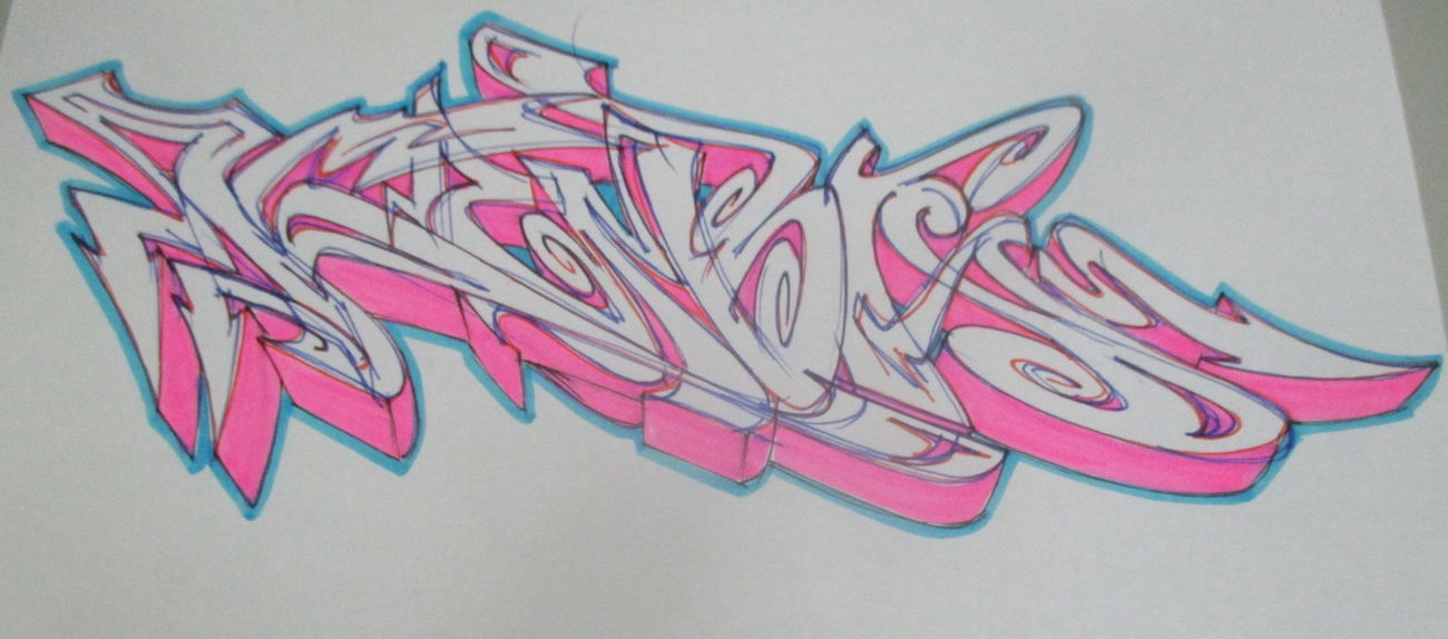 Graffiti Sketch - Photo by KUBA182 - kuba, pad (2017)