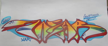 Graffiti Wall - Photo by KUBA182 - war, kuba, pad (2018)