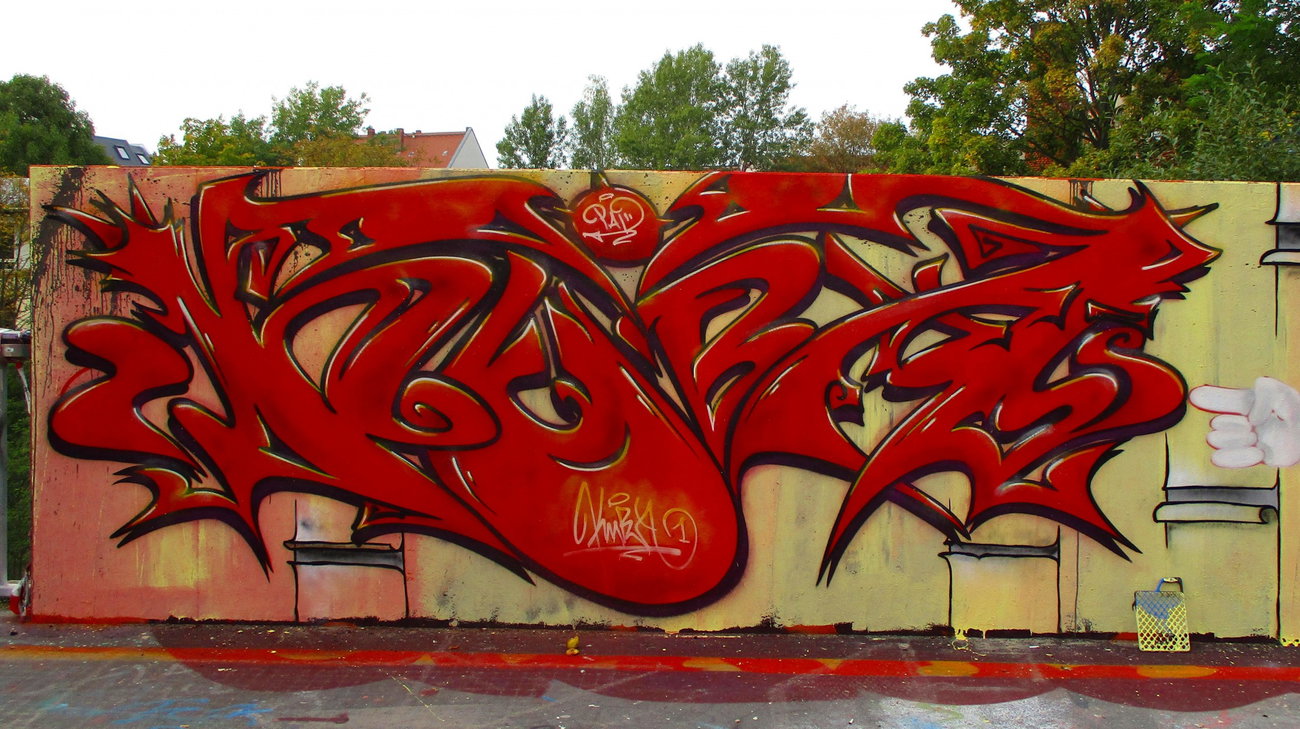 Graffiti Wall in Leipzig - Photo by KUBA182 - kuba (2015)
