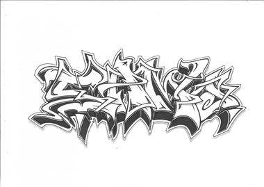 Graffiti Sketch - Photo by KUBA182 - samy, kuba, pad (2017)