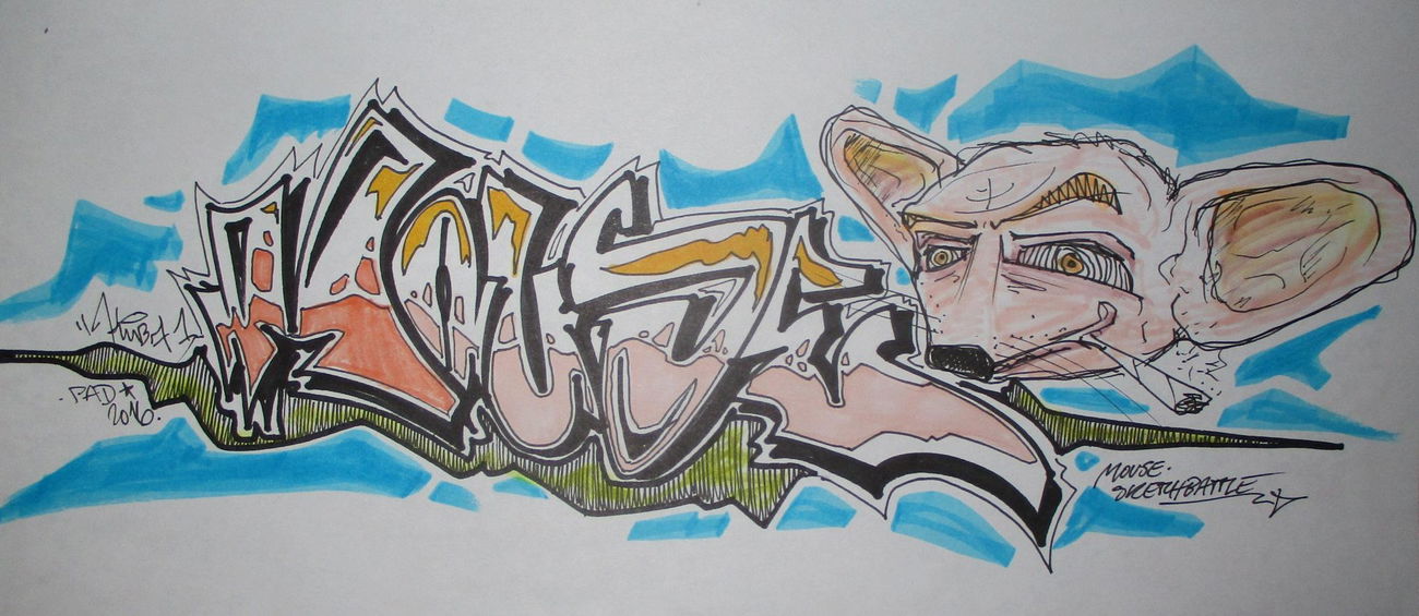 Graffiti Wall - Photo by KUBA182 - kuba, mouse, pad (2016)