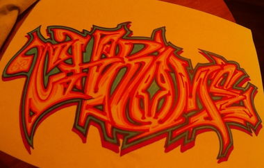 Graffiti Sketch - Photo by KUBA182 - kuba, chrome (2015)