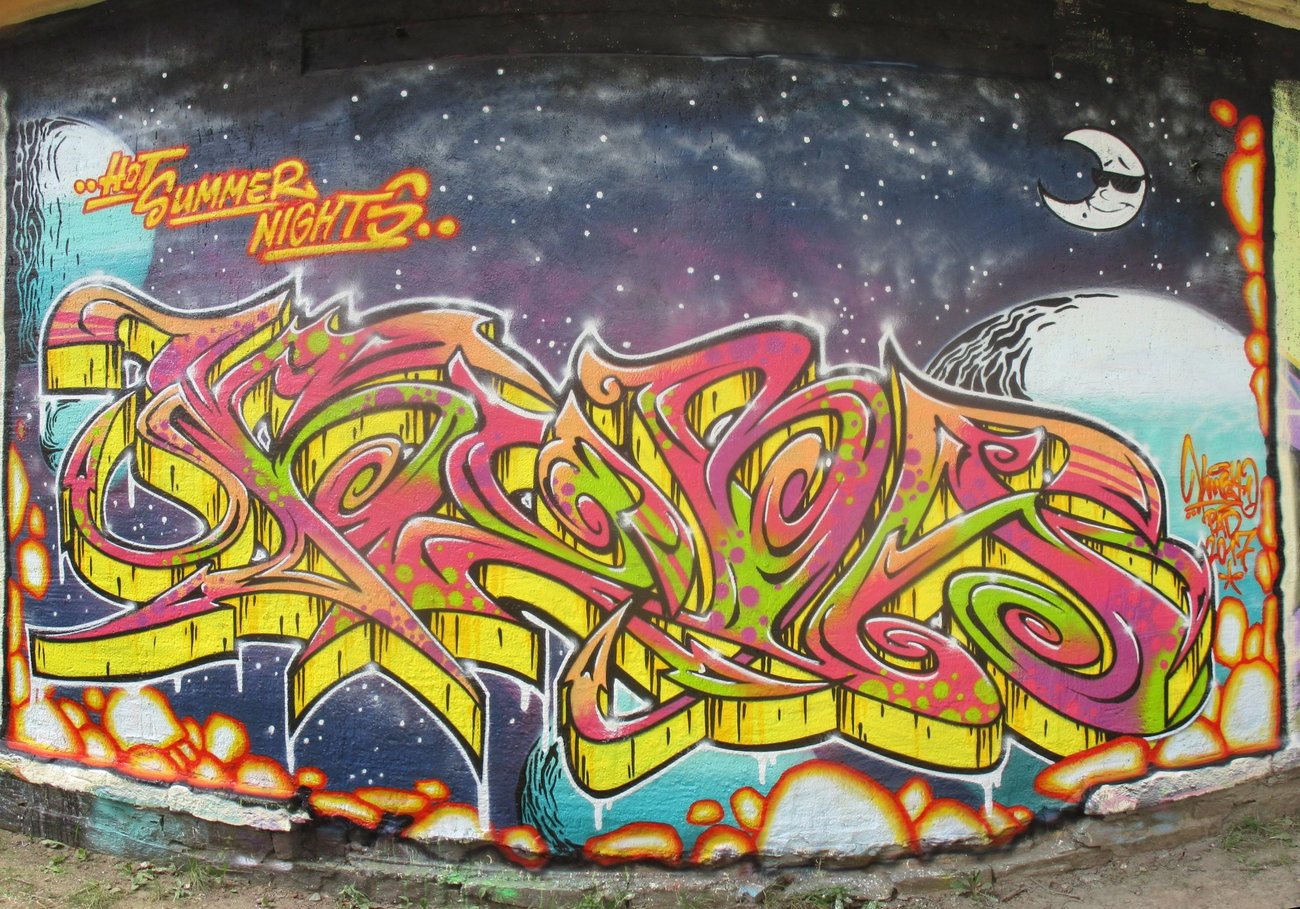 Graffiti Wall - Photo by KUBA182 - kuba, pad (2017)