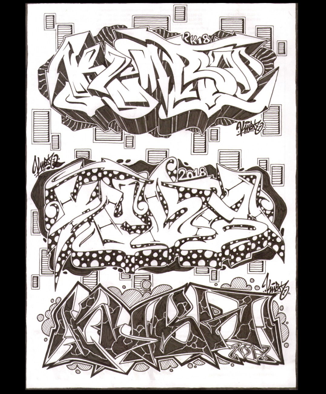 Graffiti Sketch - Photo by KUBA182 - kuba, pad, paintalldays (2018)