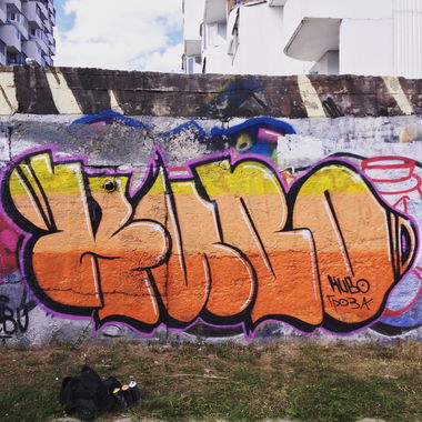 Graffiti in Russia - Photo by KUBO - orange, power, street (2015)