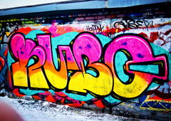 Graffiti Wall in Рф - Photo by KUBO - colors, bombing, throwup (2018)