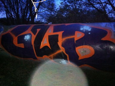 Graffiti Bombing - Photo by KURSONE - glb, rostock