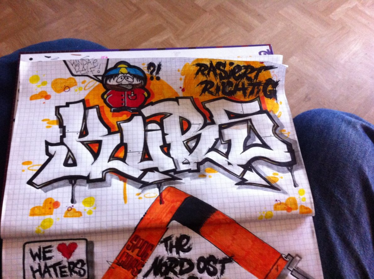 Graffiti Sketch - Photo by KURSONE - kurs