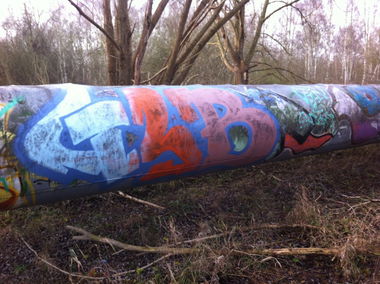 Graffiti Bombing - Photo by KURSONE - glb, rostock