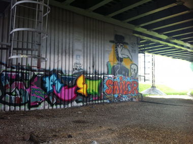 Graffiti Wall in Moscow - Photo by KUSTSOUTH23 - KUST, SAILOR (2013)