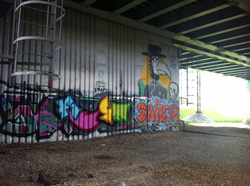 Graffiti Wall in Moscow - Photo by KUSTSOUTH23 - KUST, SAILOR (2013)
