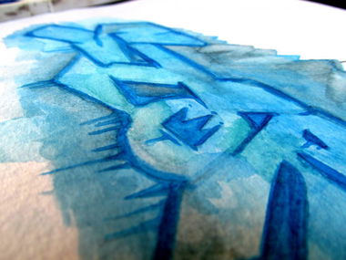 Graffiti Sketch - Photo by KVNSXR