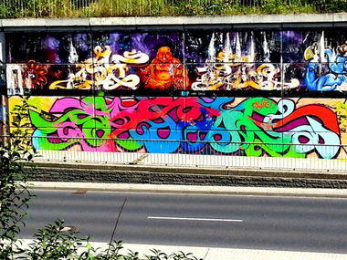 Graffiti Wall in Frankfurt (Oder) - Photo by KYIZ