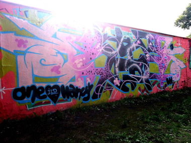 Graffiti Wall in Cottbus - Photo by KYIZ