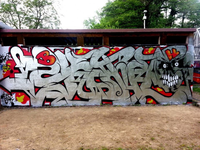 Graffiti Wall in Cottbus - Photo by KYIZ