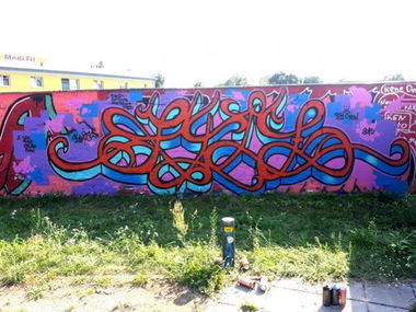 Graffiti Wall in Cottbus - Photo by KYIZ