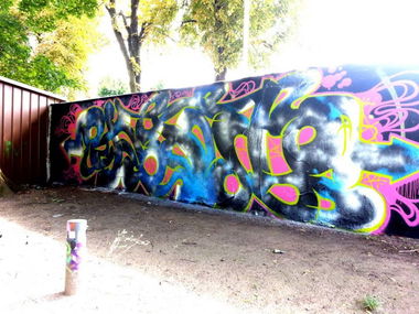 Graffiti Wall - Photo by KYIZ
