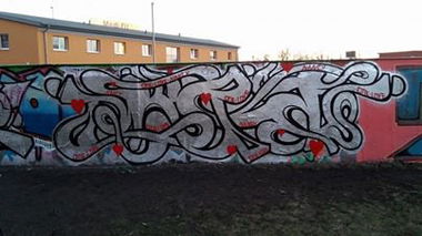 Graffiti Wall - Photo by KYIZ (2014)