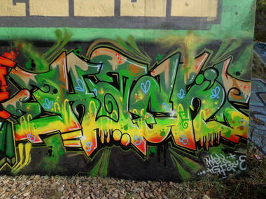 Graffiti Wall - Photo by KYNY - kaen, linia (2013)