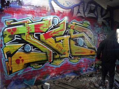 Graffiti Wall in Oldenburg - Photo by Kaeseraspel - TGS (2014)