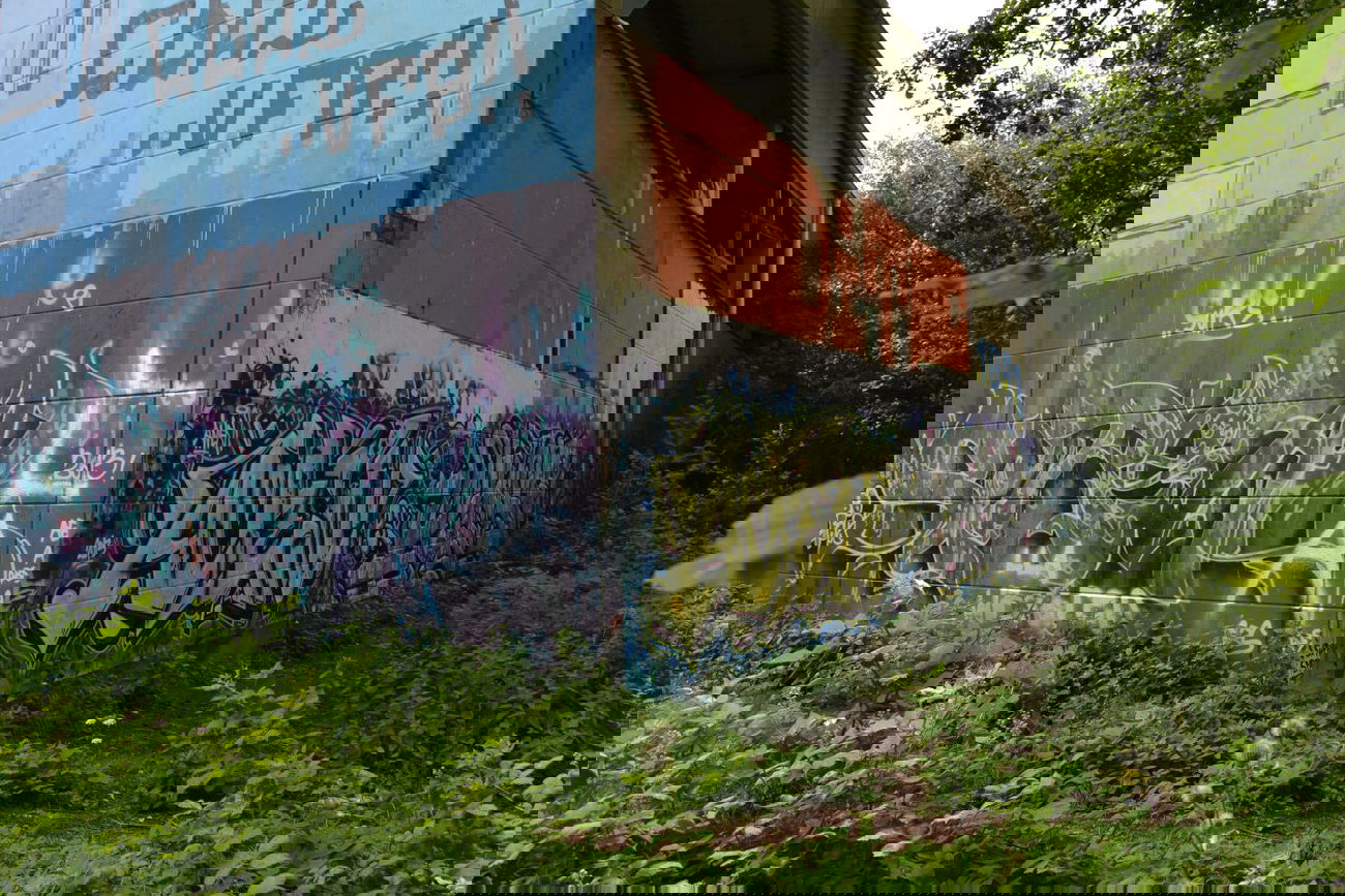 Graffiti Wall in Oldenburg - Photo by Kaeseraspel - Sureal, AMEN, CHEK