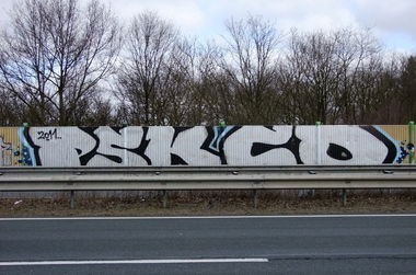 Graffiti Bombing in Oldenburg - Photo by Kaeseraspel - PSK, CD (2011)