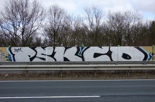 Graffiti Bombing in Oldenburg - Photo by Kaeseraspel - PSK, CD (2011)
