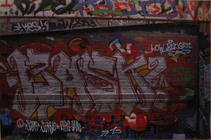 Graffiti Wall in Oldenburg - Photo by Kaeseraspel - BASK (2013)