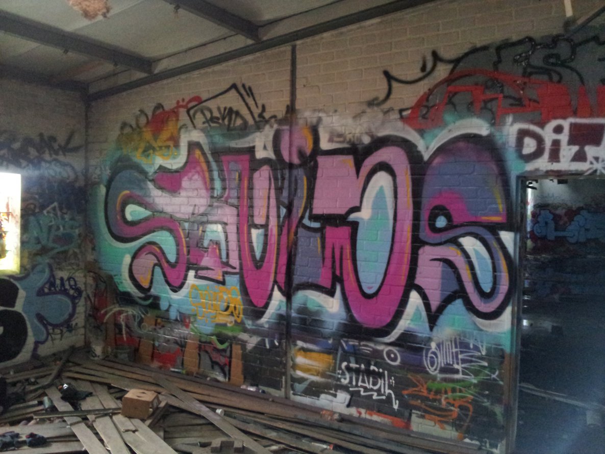Graffiti Wall in Oldenburg - Photo by Kaeseraspel - Squids (2014)