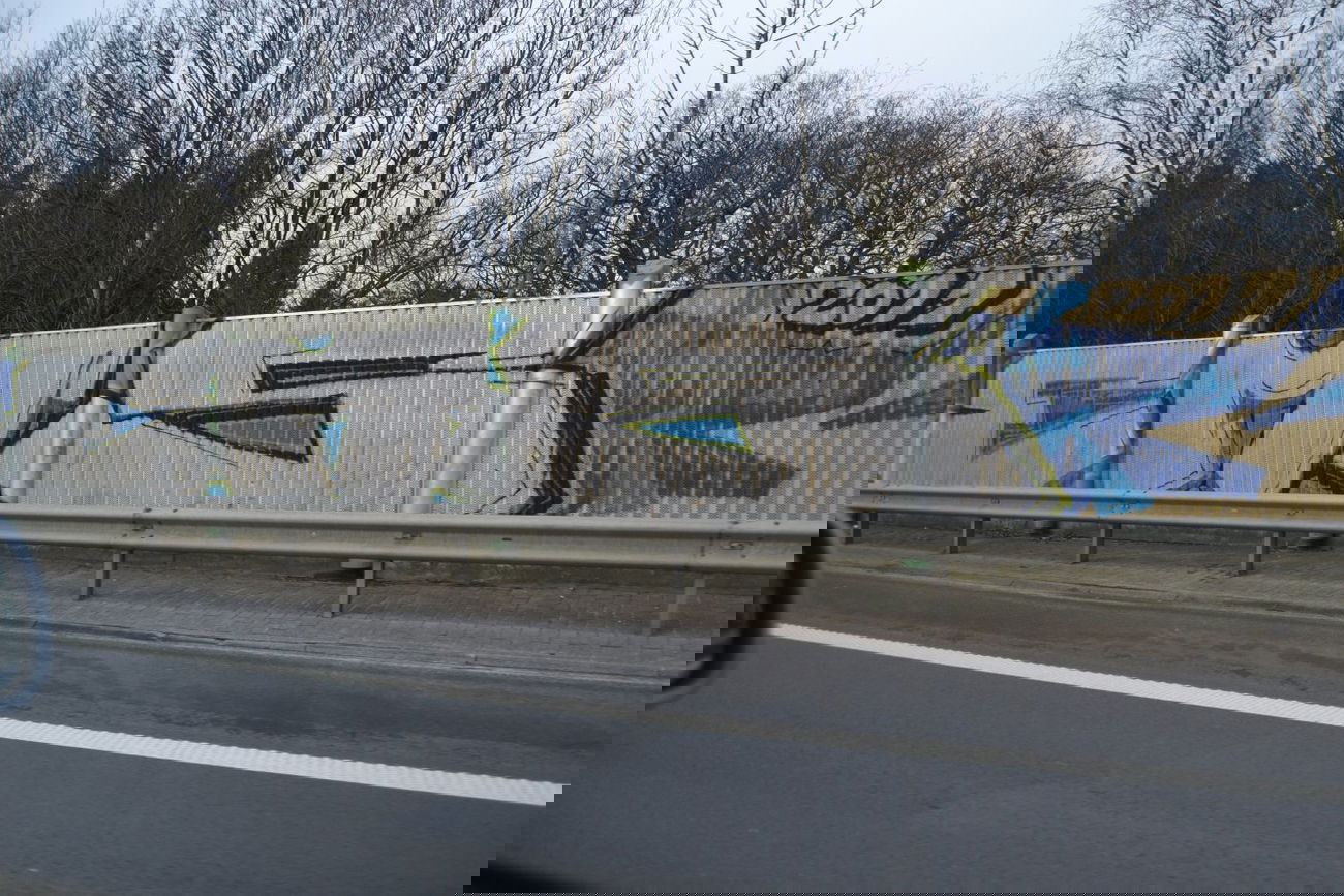 Graffiti Bombing in Oldenburg - Photo by Kaeseraspel - EMS (2011)