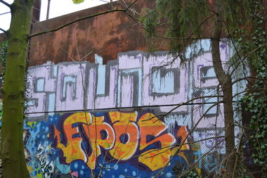 Graffiti Bombing in Oldenburg - Photo by Kaeseraspel - Squids (2014)