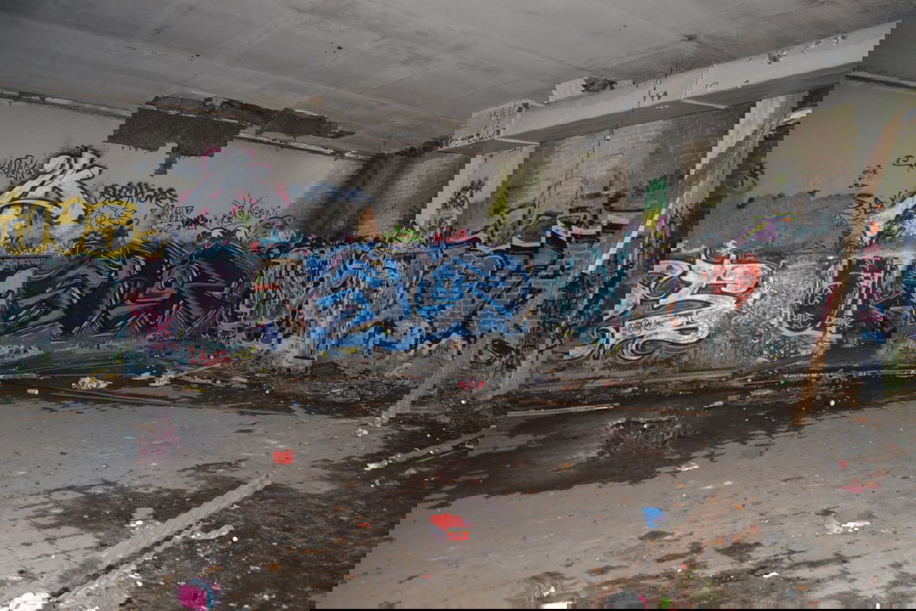 Graffiti Wall in Oldenburg - Photo by Kaeseraspel - ik, SKOR, LOVE (2013)