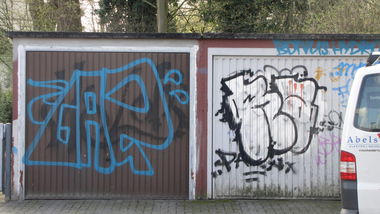 Graffiti Bombing in Oldenburg - Photo by Kaeseraspel - GAZ, RA