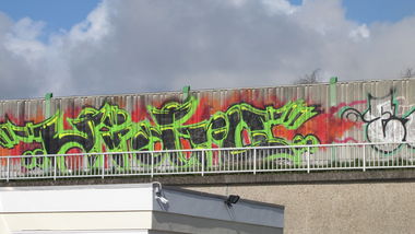 Graffiti Bombing in Oldenburg - Photo by Kaeseraspel - Hidro