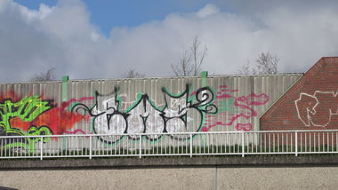 Graffiti Bombing in Oldenburg - Photo by Kaeseraspel - EMS