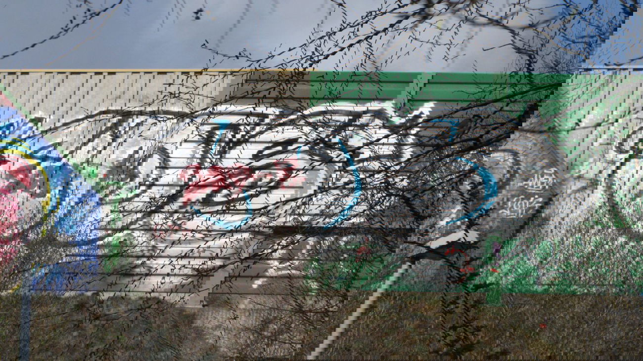 Graffiti Bombing - Photo by Kaeseraspel - EMS