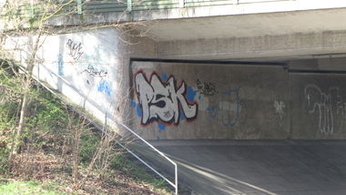 Graffiti Bombing in Oldenburg - Photo by Kaeseraspel - PSK (2013)