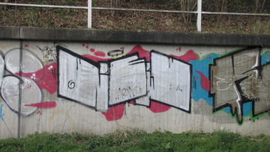 Graffiti Bombing - Photo by Kaeseraspel - NEW (2010)