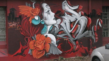 Graffiti Wall in Oldenburg - Photo by Kaeseraspel - Sure (2013)