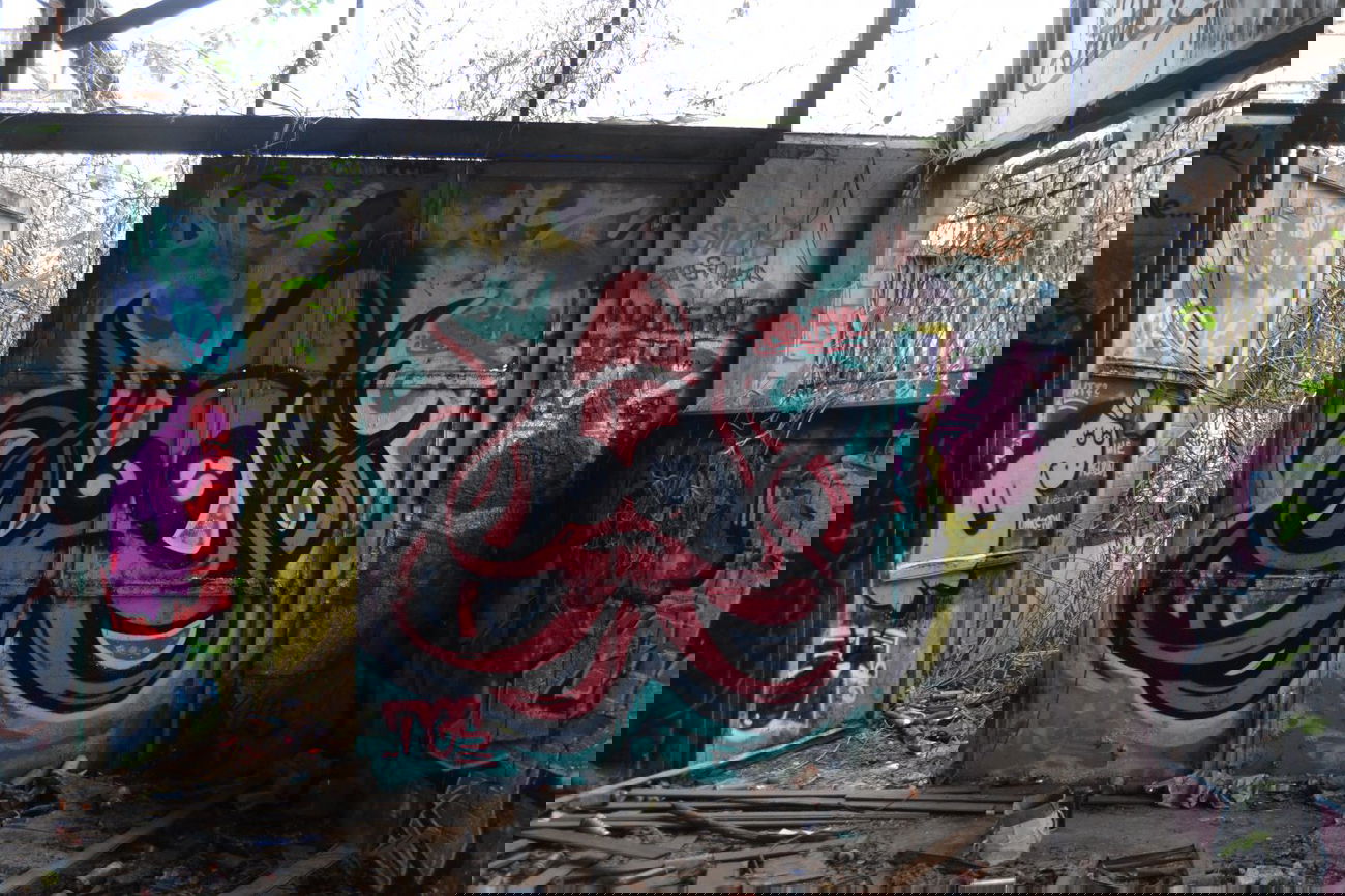 Graffiti Wall in Oldenburg - Photo by Kaeseraspel - Squids (2014)