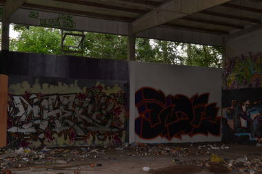 Graffiti Wall in Oldenburg - Photo by Kaeseraspel - CHEK, Indiz