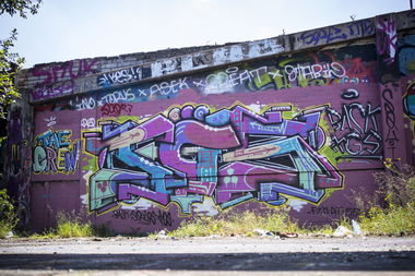 Graffiti Wall in Oldenburg - Photo by Kaeseraspel - TGS (2014)